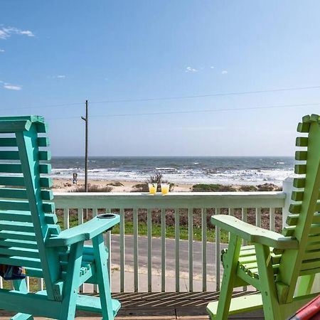 Beachfront*Spectacular View*4 Bd*Sleeps 14 Villa Bolivar Peninsula Bagian luar foto