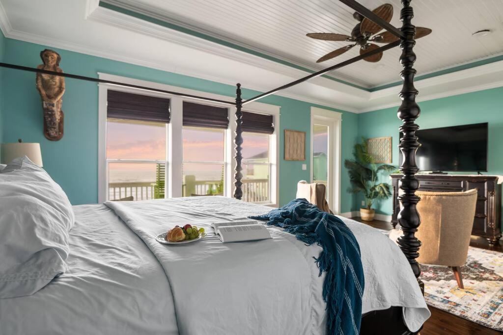 Beachfront*Spectacular View*4 Bd*Sleeps 14 Villa Bolivar Peninsula Bagian luar foto